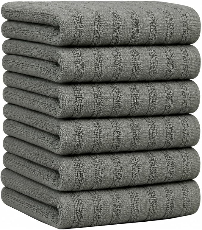 Premium Kitchen Towels 6 Pack 100% Cotton - Image 2