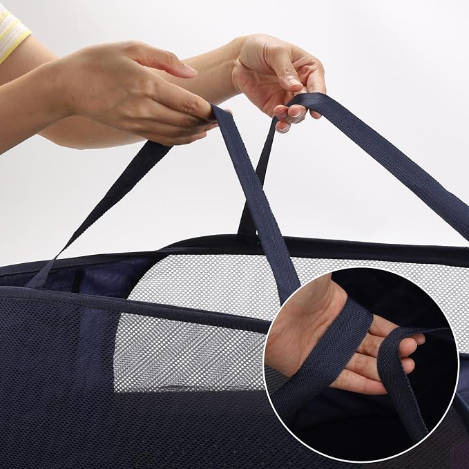 4 Pcs Pop Up Laundry Hamper 4 Colors Collapsible Horizontal Baskets - Image 4
