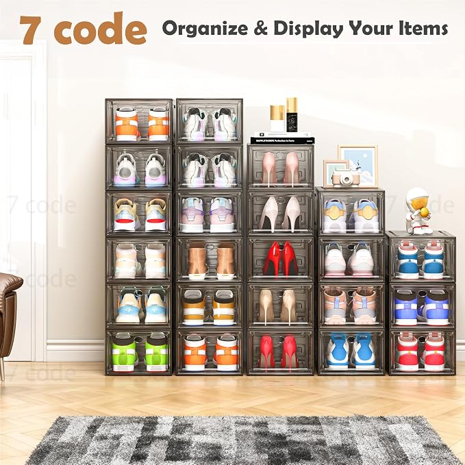 Sturdy Clear Shoe Organizer - Image 9