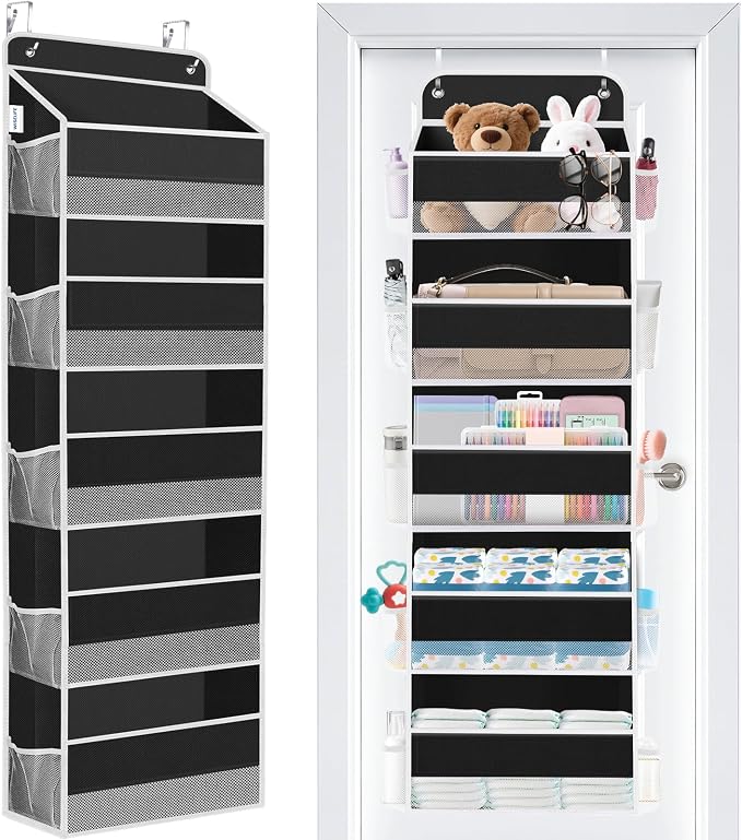 Over The Door Organizer Storage Large Capacity Hanging Bedroom Storage | 5 by WiseLife