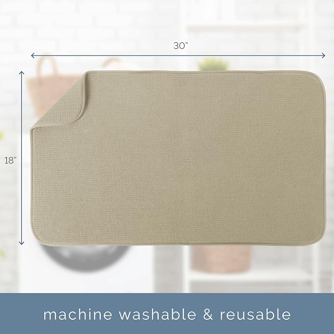 S&T INC. Dish Drying Mat, XXL Kitchen Counter Mat - Image 6