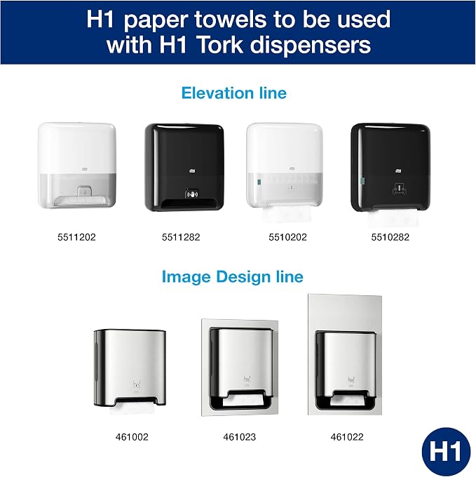 Tork Matic Paper Hand Towel Roll White H1 and Tork Mini Jumbo Toilet Paper Roll - Image 4