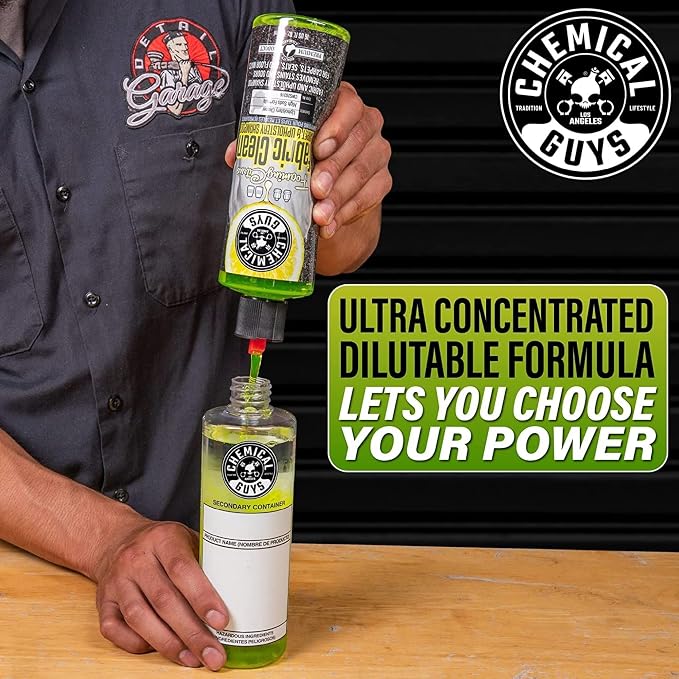 Chemical Guys, Citrus Foaming Fabric & Carpet Cleaner Drill Brush, 16 oz | - Image 7