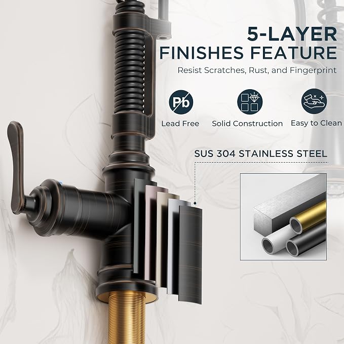 FORIOUS Atique Kitchen Faucet - Image 7