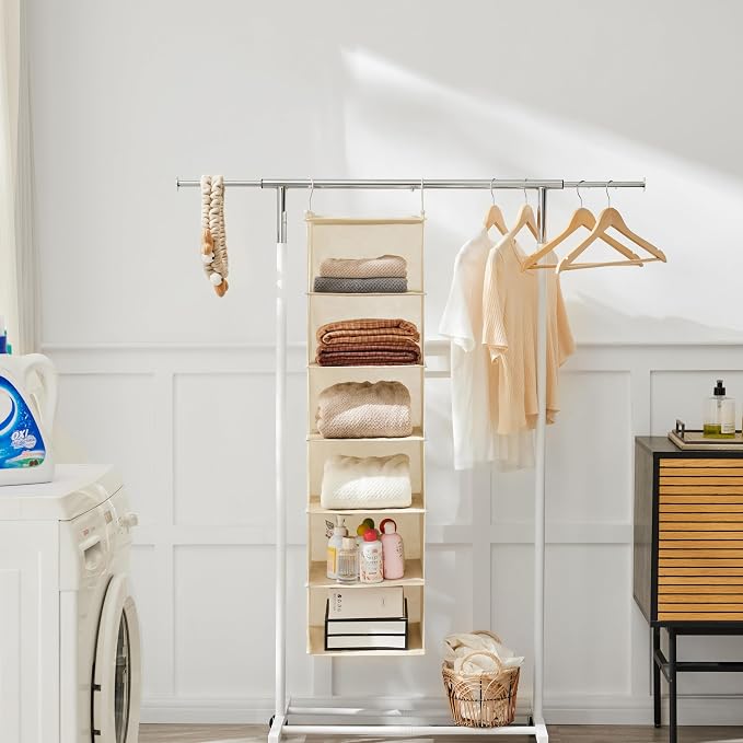 MAX Houser 6 Tier Shelf Hanging Closet Organizer - Image 7