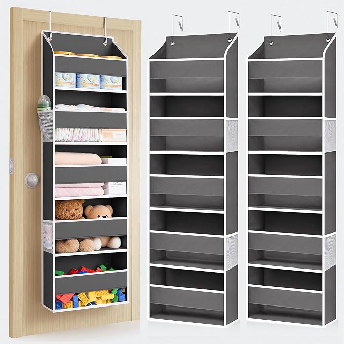 ULG Over the Door Organizer 2-Pack Door Hanging Organizer Closet Door by ULG