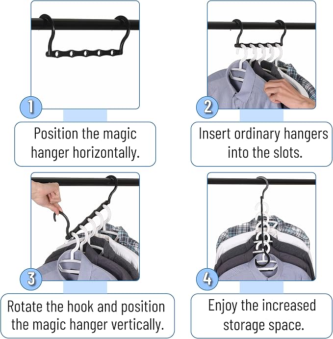 Mr. Pen- Space Saving Hangers, 360° Rotating Hooks - Image 6