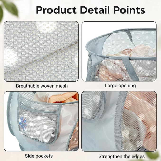 Sturdy Collapsible Laundry Baskets - Image 4