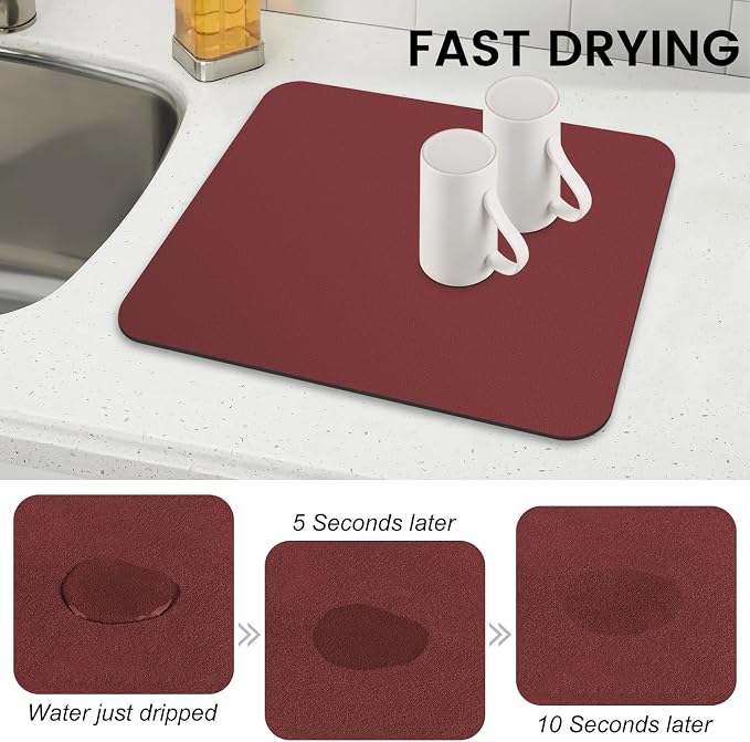 Dish Drying Mat Absorbent Dish Drying Mats - Image 4