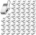50PCS 3/4" Curtain Clips for Hanging, Heavy Duty Stainless Steel Hook Clip | by AJulyBee