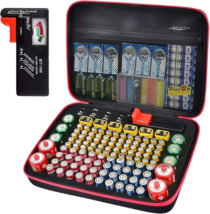 ALKOO 136+ Battery Organizer Storage Case by ALKOO