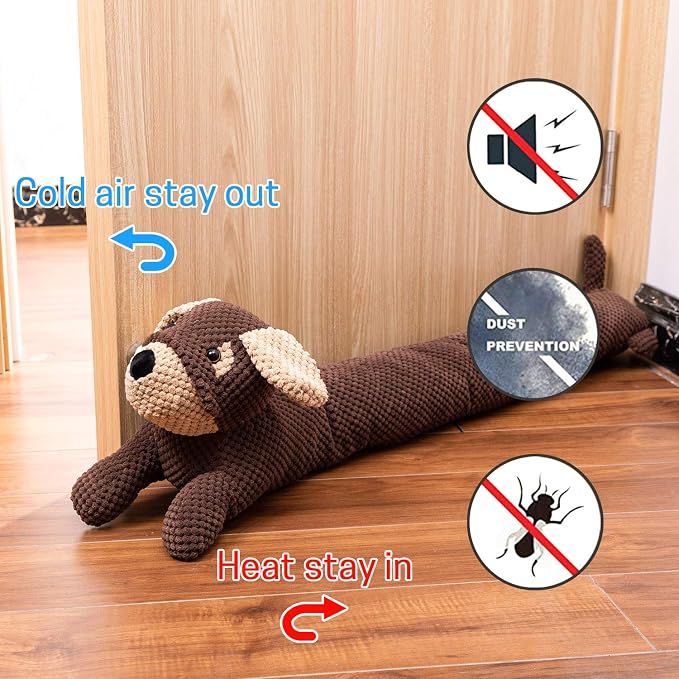 SWISSELITE 36 Inch Under Door Stopper, Decorative Door Noise Blocker | Weighted - Image 4