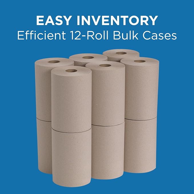Pacific Blue Basic by Georgia-Pacific PRO Recycled Hardwound Paper Towel Rolls - Image 8