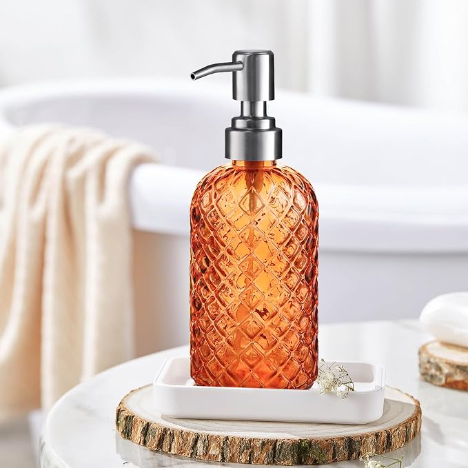 Kaishun Refillable Glass Soap Dispenser - Image 6
