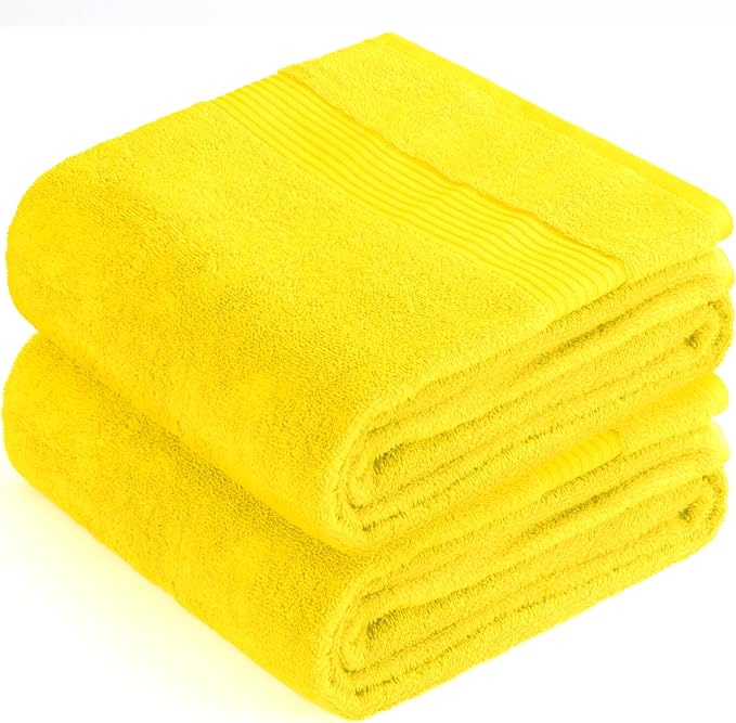 Cotton Paradise 100% Cotton Turkish Towel Set, Soft Absorbent Quick Dry - Image 6