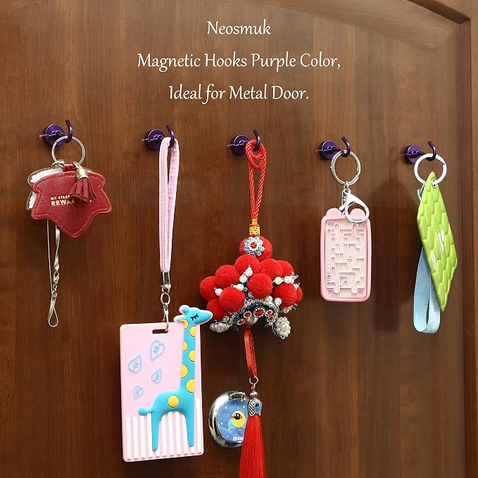 Neosmuk Magnetic Hooks, 30lb Heavy Duty, 10 Pack - Image 5