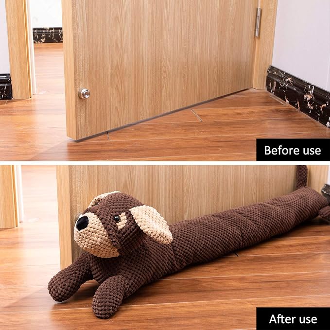 SWISSELITE 36 Inch Under Door Stopper, Decorative Door Noise Blocker | Weighted - Image 5