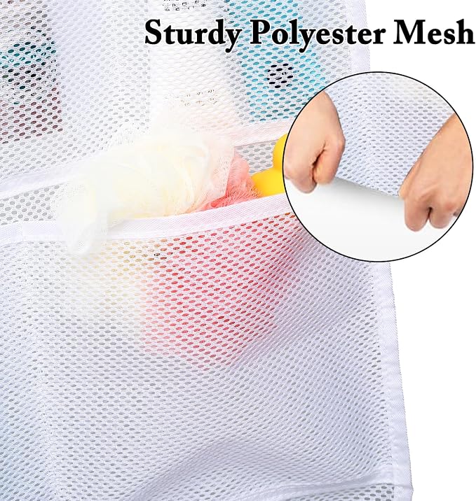 Fammart Mesh Shower Caddy Hanging, Quick-Drying Shower Organizer - Image 3