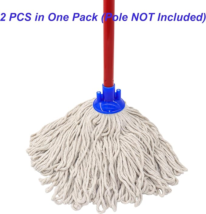 EaseYourDay Cotton String Mop Head Replacement, 3/4" Screw-On Thread - Image 2