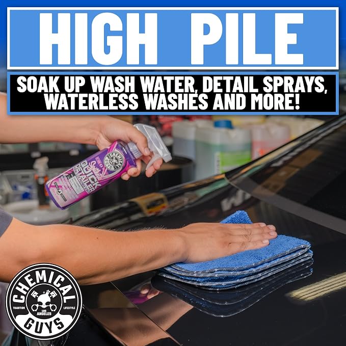 Chemical Guys, Professional Microfiber Towels, 16 x 16 in, 3 Pack - Image 11