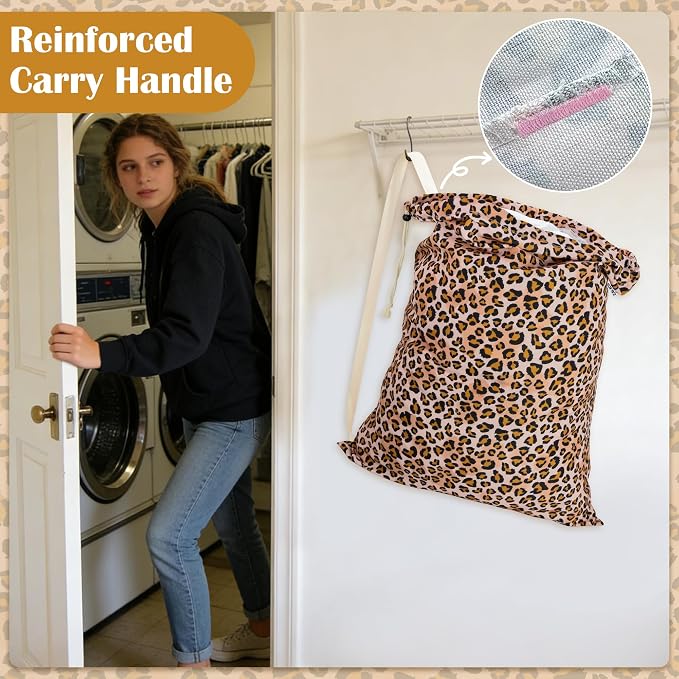 Canvas Laundry Bag with Shoulder Strap & Drawstring - Image 4