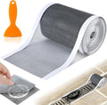 1 Pack Linear Shower Drain Hair Catcher Mesh Stickers Cutable | 4x33ft by Leriton