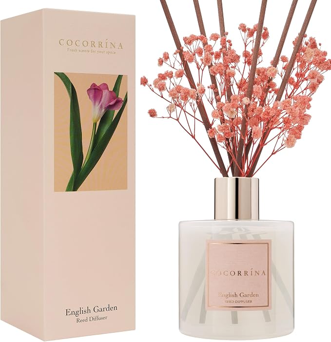 Reed Diffuser - English Garden Scented Diffuser by COCORR%C3%8DNA