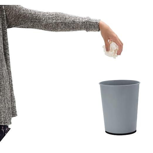 Bath Bliss 5 Liter Small Wastebasket | 2 Pack | Round Open Top | Trash Can | - Image 2
