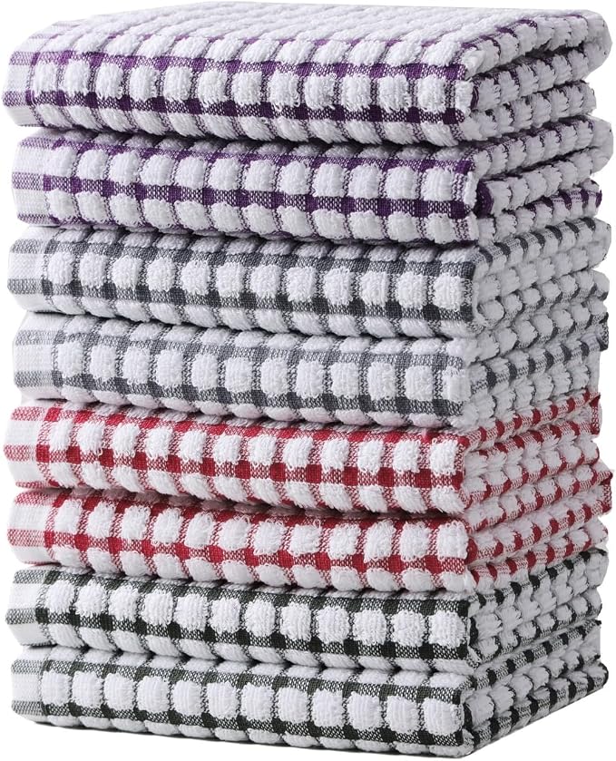 Oeleky Kitchen Towels, 100% Cotton Dish Towels by OELEKY