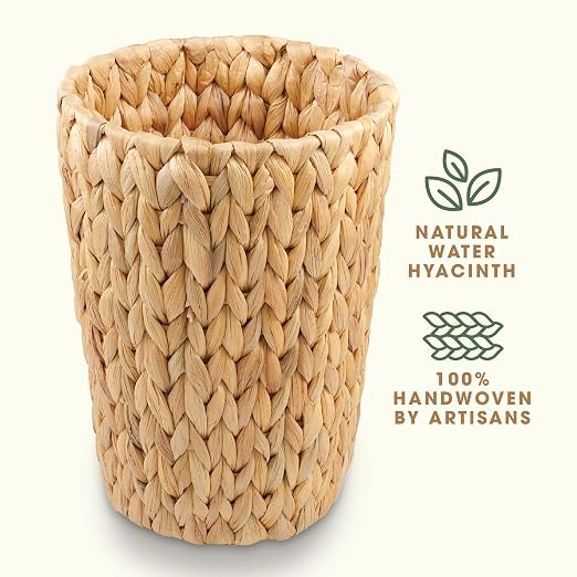 84ECO 2-Pack Wicker Trash Cans - Image 5
