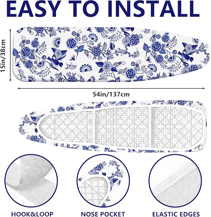 Ironing Board Cover and Pad 15"x54" Thick Standard Size - Image 2