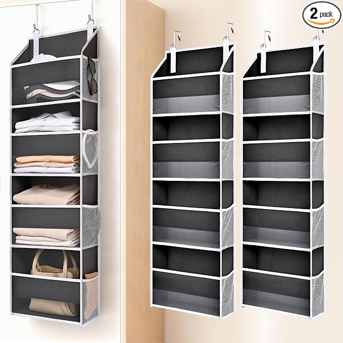 ULG 2 Pack Small Over Door Organizer by ULG