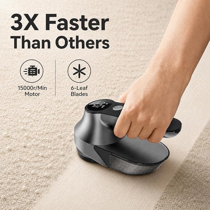 DBC Rechargeable Fabric Shaver, 3-Speed Lint Remover Lint Shaver - Image 2