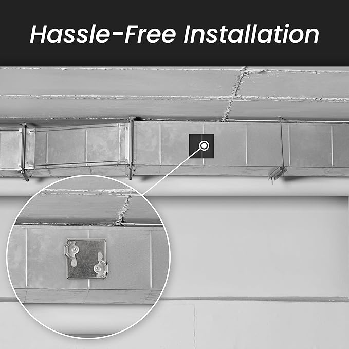Repa Market 16 x 8 Inch Galvanized Steel Duct Access Door – Airtight Insulated Crawl Space Access Doors - Inspection HVAC Panel with Hinged 2 Clasp Lock Door – Door Access for Ventilation Cleanout