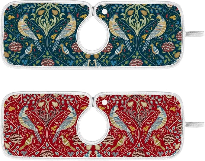 Sink Mat for Faucet Sink Splash Guard Faucet Handle Drip Catcher for Kitchen by Tatenale