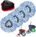 Spin Mop Replacement Heads for O-Cedar RinseClean Mop Replace Head 2-Tank by Ucoolbe