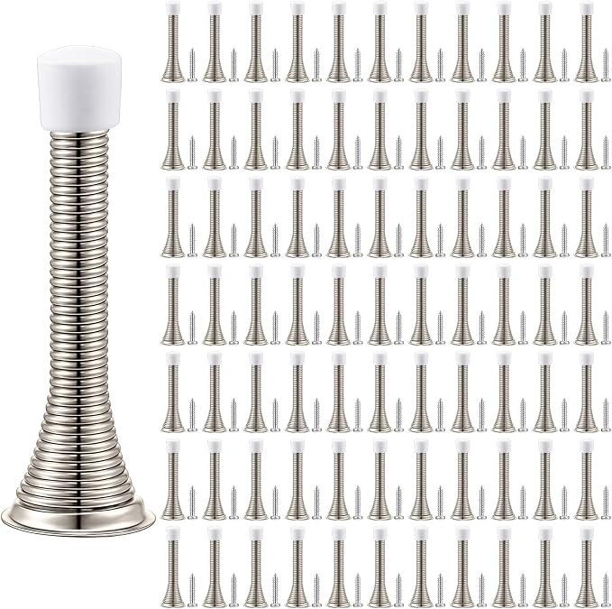 Newwiee 100 Pack Spring Door Stop by Newwiee