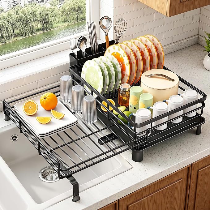 SAYZH Expandable Dish Drying Rack - Image 8