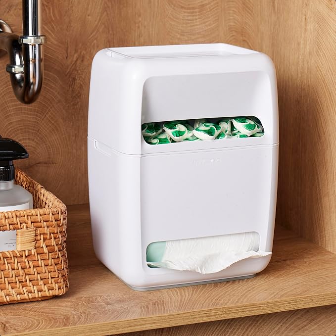 YouCopia SinkSuite Bag & Pod Dispenser, Standing Garbage Bag and Dishwasher Pod by YouCopia