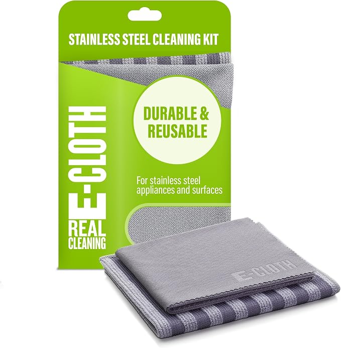 E-Cloth Stainless Steel Cleaning Cloth Pack by E-Cloth