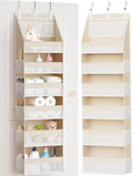 Over the Door Organizer, 6-Shelf Closet Hanging Storage by Criusia