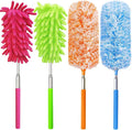4 pcs Extendable and Washable Microfibre Feather Duster, Microfibre Cleaning by HDongany