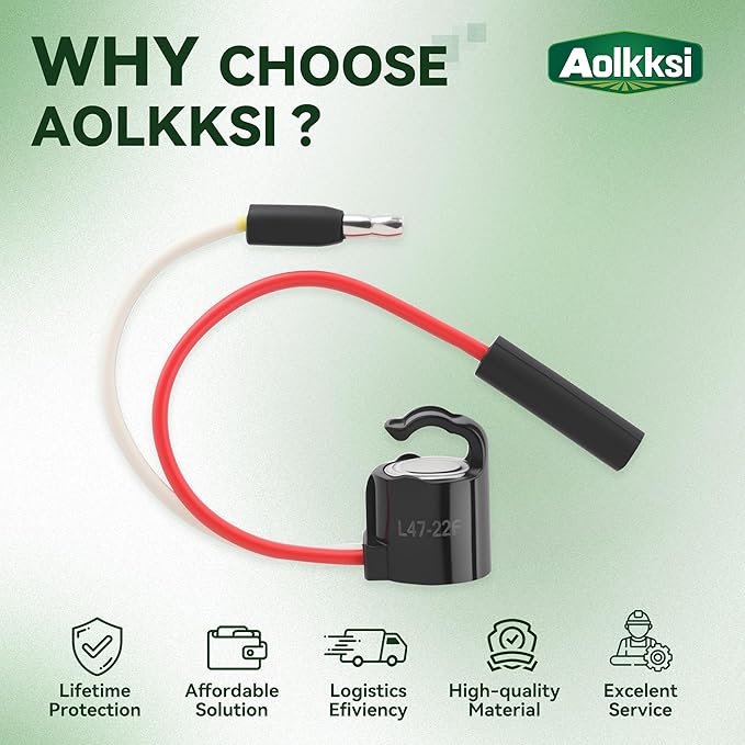 297216600 Refrigerator Defrost Thermostat Replacement Part by AOLKKSI - Compatible with Frigidaire and Kenmore Refrigerators - Replaces 1483781 216731000 216872200 218673008 218673001