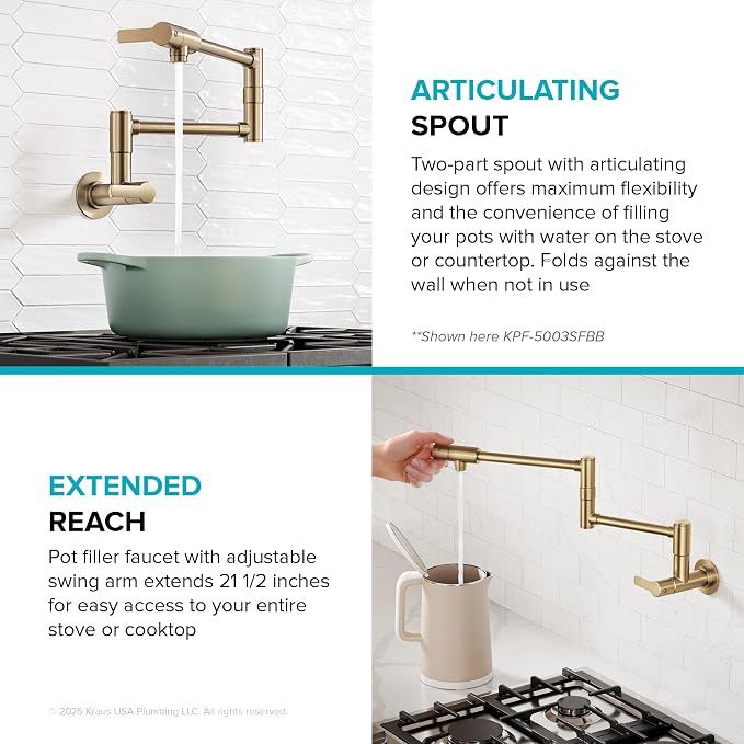 KRAUS Oletto Pot Filler Faucet - Image 9