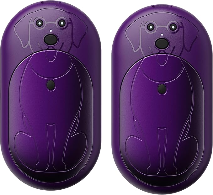 AI Hand Warmers Rechargeable 2 Pack, 6000mAh Electric Pocket Heater with 20H Heating, 3 Levels, Snap-On 2-in-1 Design, Winter Gift for Men & Women, Hiking, Hunting, Outdoor