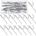 Jetec 50 Pieces Large Metal Drapery Pins Curtain Hooks Bulk, 2.8 x 0.7 Inch | by Jetec