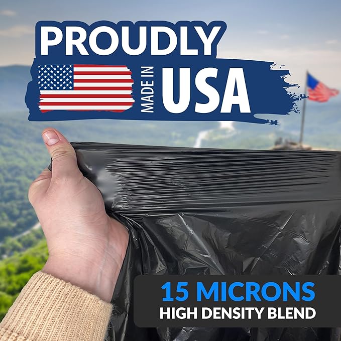 Reli. 30 to 33 Gallon Trash Bags Heavy Duty | 250 Trash Bags, Twist Ties | Black - Image 5