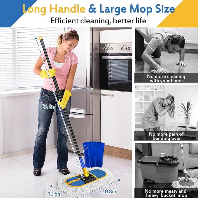 16 Inch Commercial Dust Mop Replacement Heads - Image 3