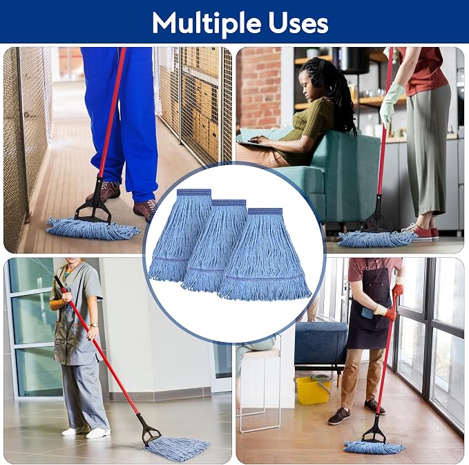 Matthew Cleaning Heavy Duty Mop Head Commercial Replacement - Image 5