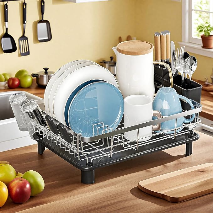 MOUKABAL Stainless Steel Dish Drying Rack - Image 8